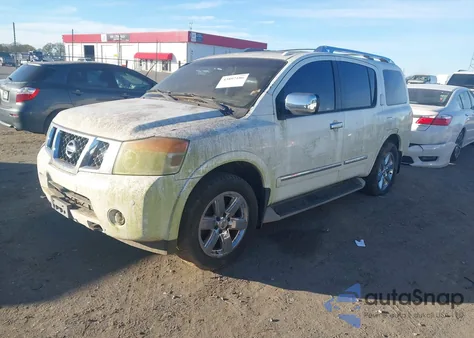 2011 Nissan Armada Platinum from USA, damaged, VIN 5N1BA0NC9BN605404